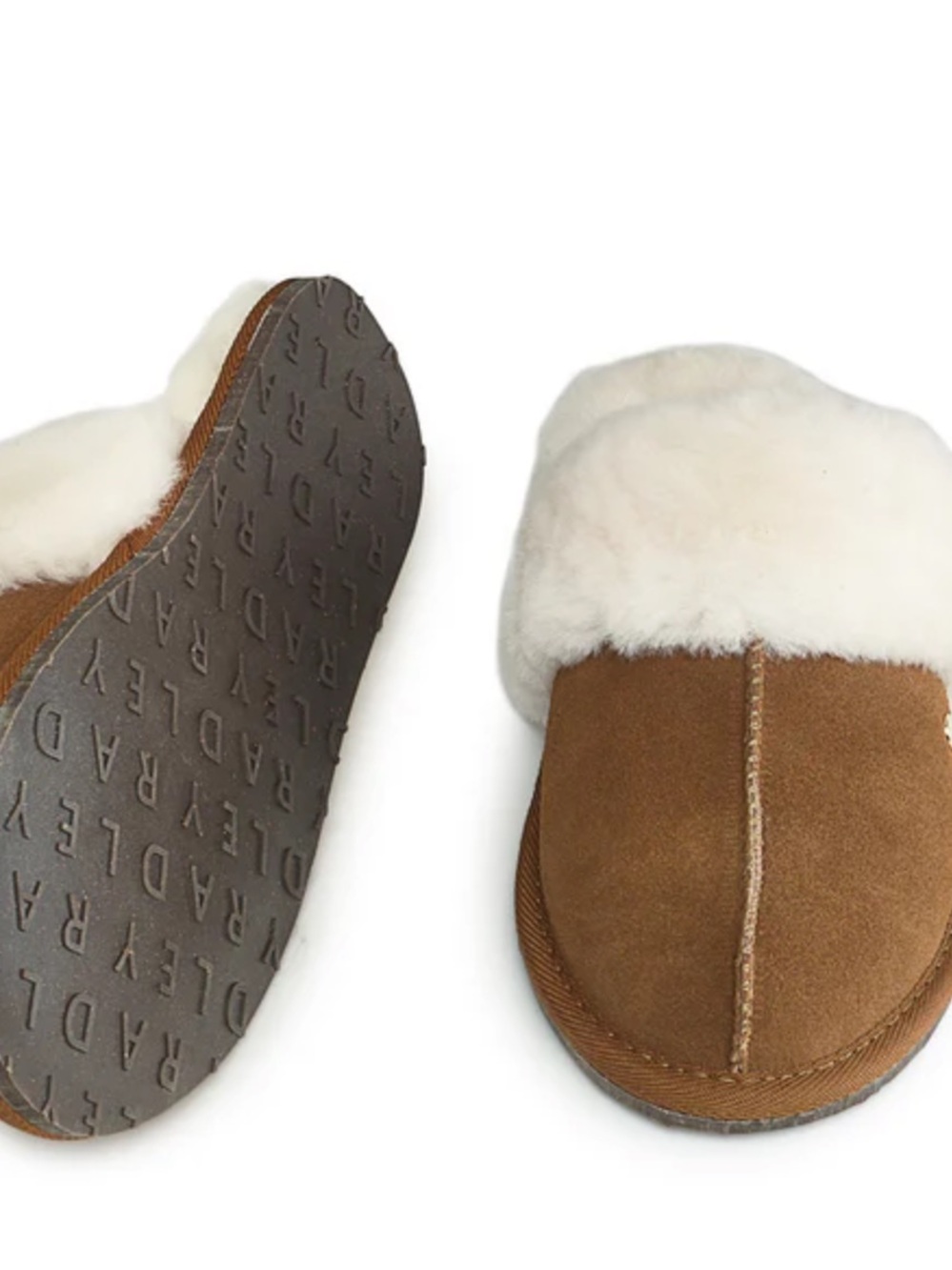 Radley London Chelsea Creek 2.0 Shearling Mule Women’s Slipper Size 10 in Tan